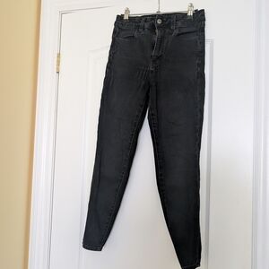 American Eagle Outfitters Black Skinny Jeans Size 6 Short
